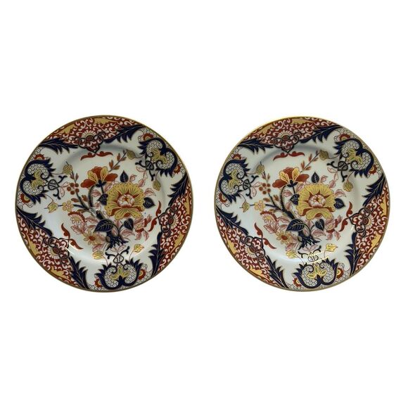 ANDREA By Sadek IMARI 8 3/8" Salad Plate Smithsonian Institution NEW Set Of 2 - Picture 1 of 4